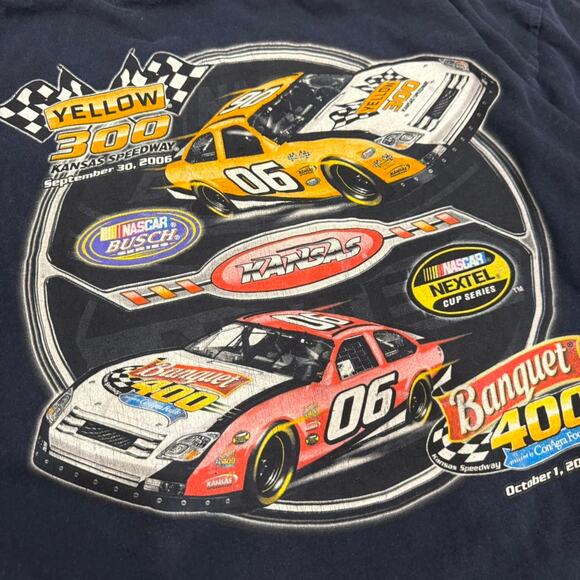 '06 Kansas Speedway Tee (Yellow 300 - Banquet 400 ) - Picture 5 of 5